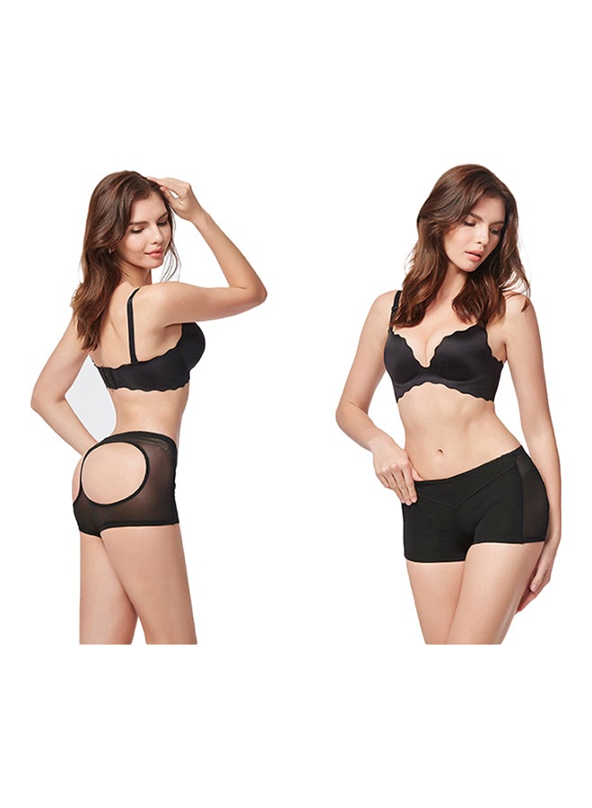 Joychic - Breathable Hip-Up Body Shapewear Black - Image 1