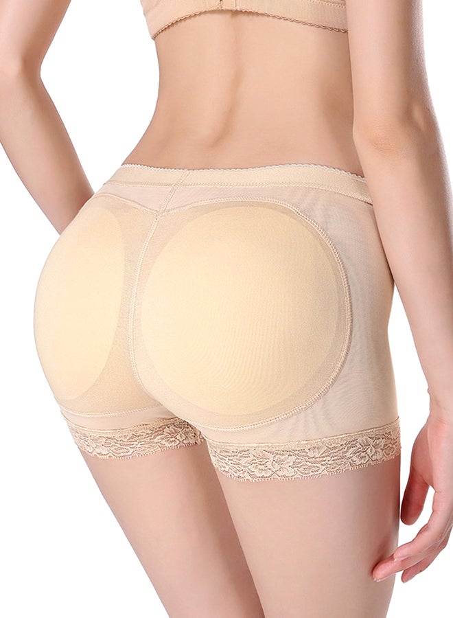 Breathable Stretch Hip-Up Shapewear Beige - v1596608853/N38545229V_2