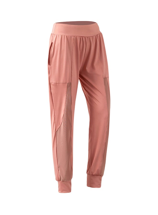 Joychic - Solid Sports Joggers Pink - Image 1