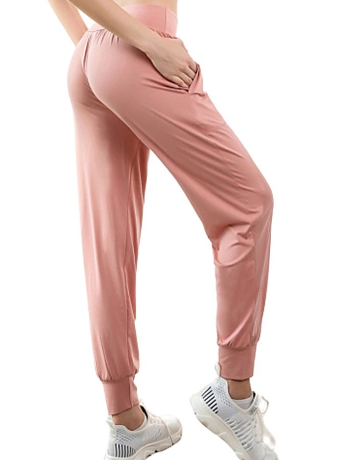 Joychic - Solid Sports Joggers Pink - Image 1