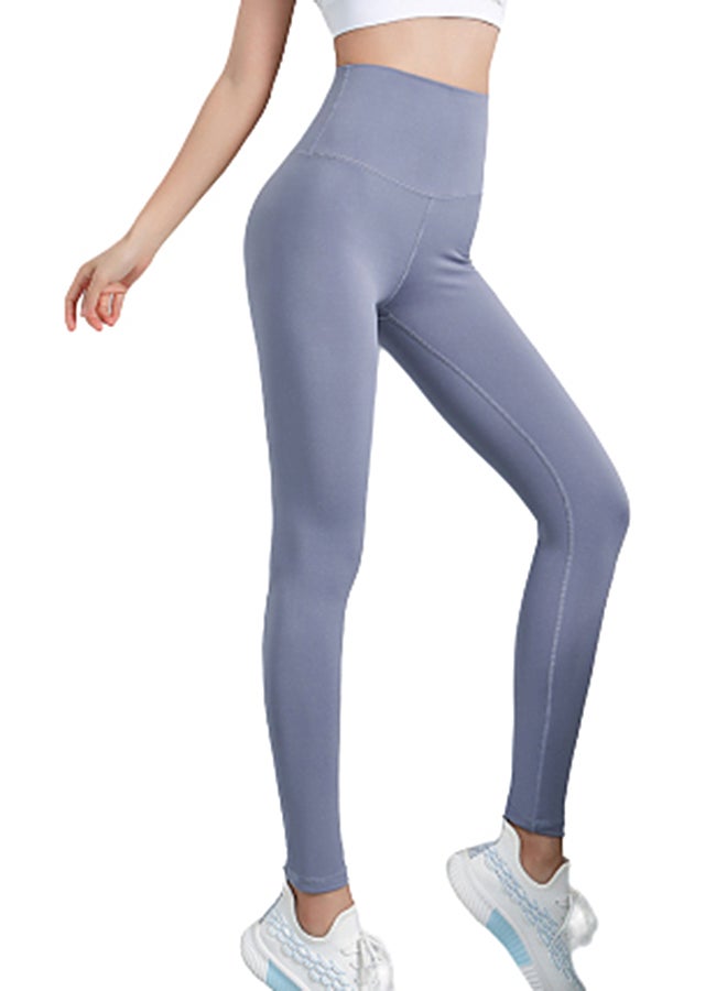 جوي شيك بنطال ضيق بخصر عال أزرق - Image 1