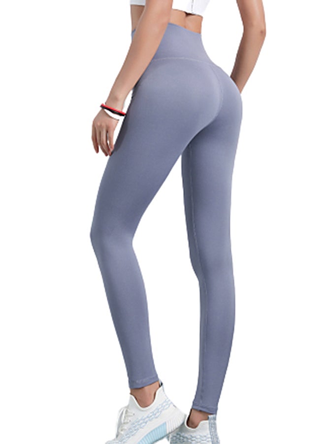 جوي شيك بنطال ضيق بخصر عال أزرق - Image 2