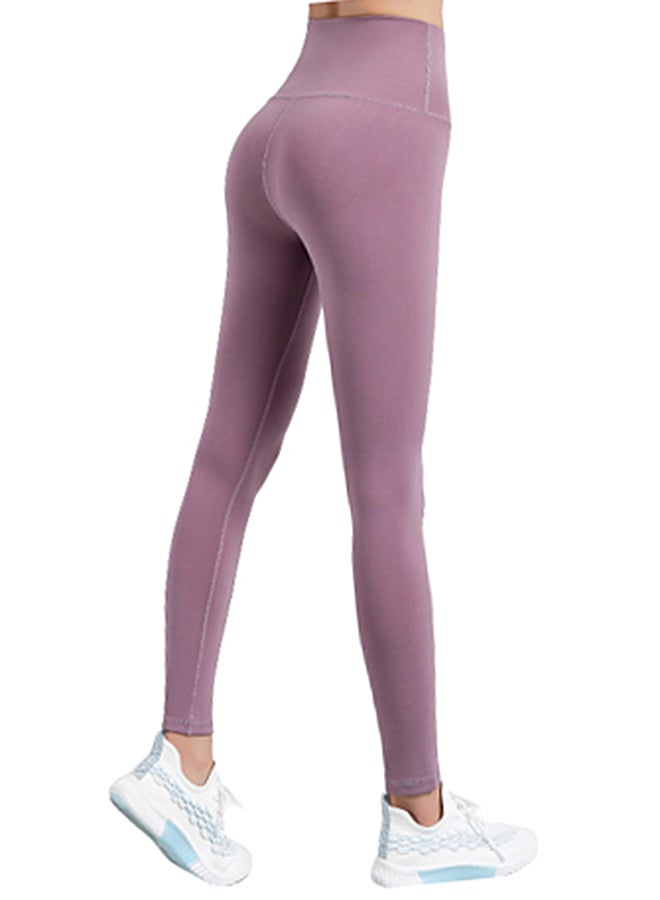 جوي شيك بنطال ضيق بخصر عال وردي - Image 2