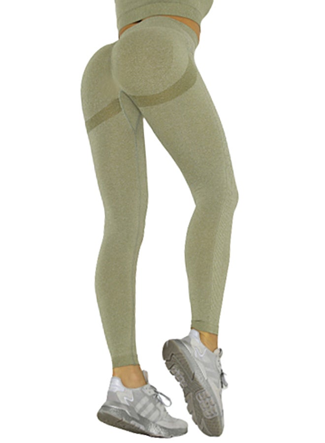 جوي شيك ليقنز سادة أخضر - Image 2