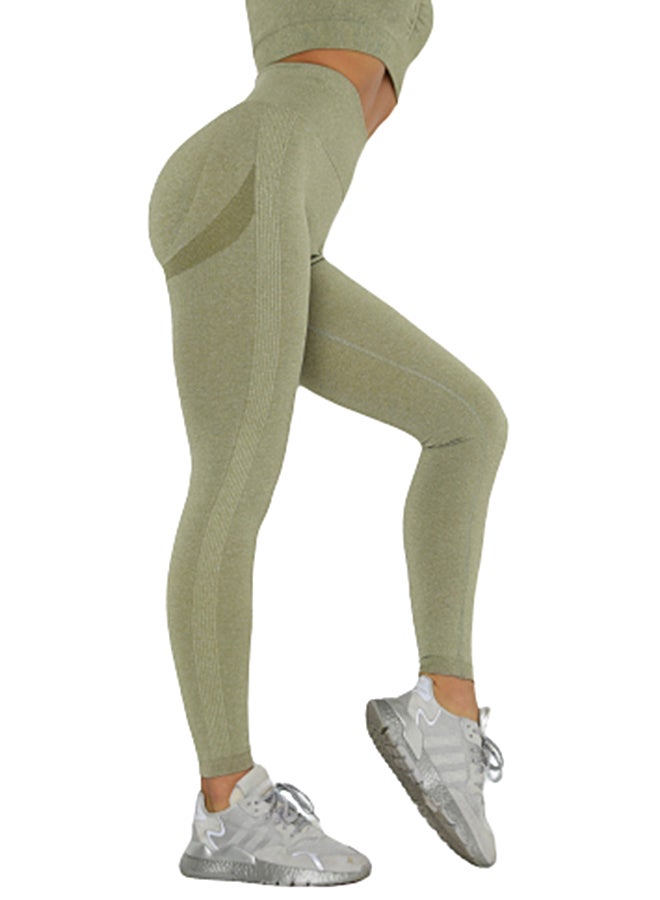 جوي شيك ليقنز سادة أخضر - Image 3