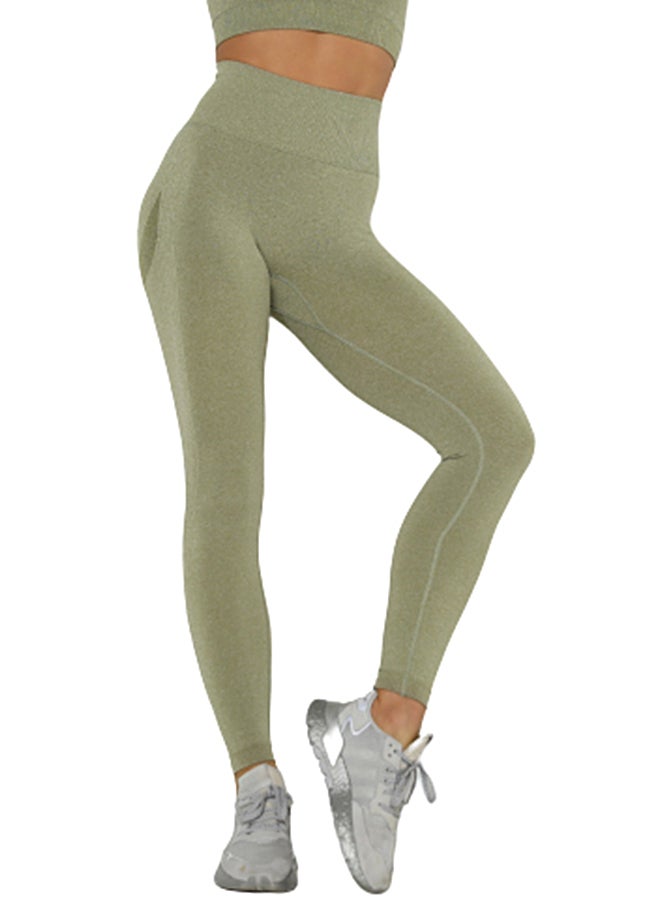 جوي شيك ليقنز سادة أخضر - Image 4