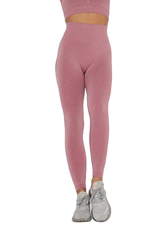 جوي شيك ليقنز سادة وردي - Image 1