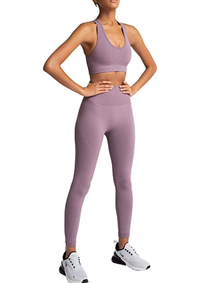 Joychic Classic Sports Suit Purple  - Image 3