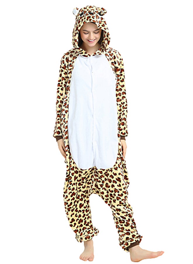 Joychic - Leopard Print Onesie Multicolor - Image 1