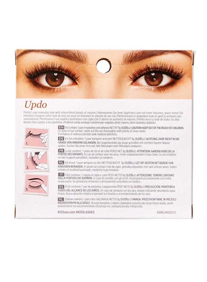 KISS - K**s Blowout Eye Lash Updo KBWL06C Black - Image 1