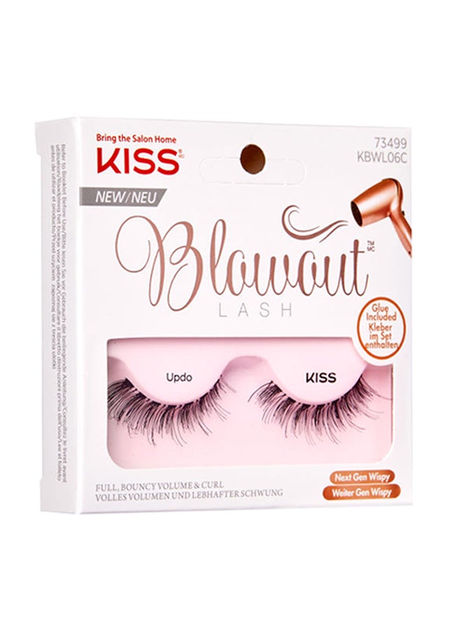 KISS - K**s Blowout Eye Lash Updo KBWL06C Black - Image 1