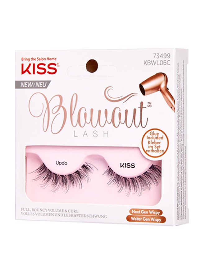 KISS - K**s Blowout Eye Lash Updo KBWL06C Black - Image 1