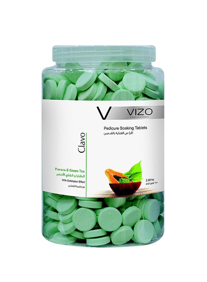 VIZO Clavo Pedicure Soaking Tablets Papaya & Green Tea 2800grams 