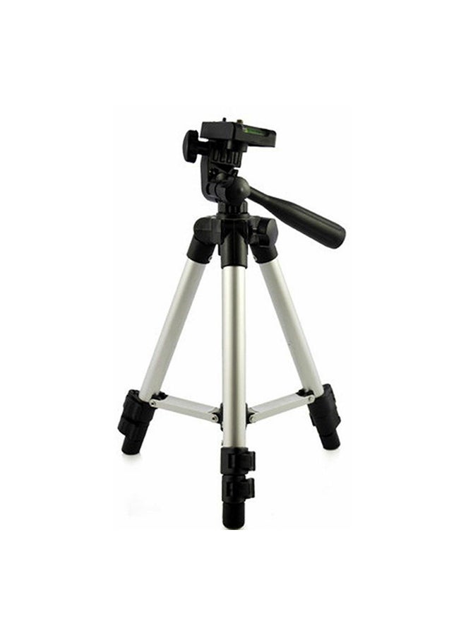 Professional Camera Tripod With Bag Silver/Black - Image 1
