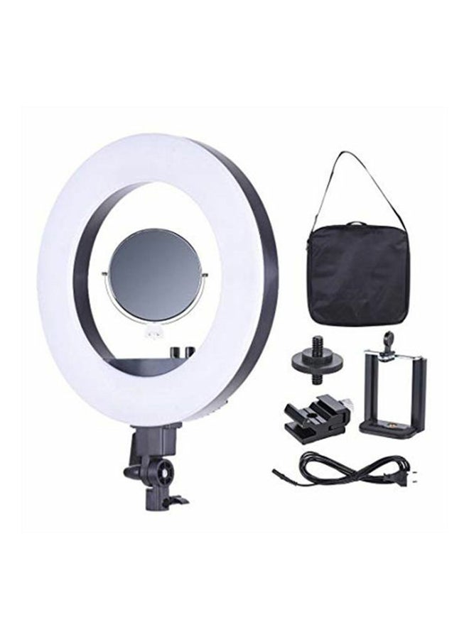 LED Camera Ring Light Black/White - Image 1