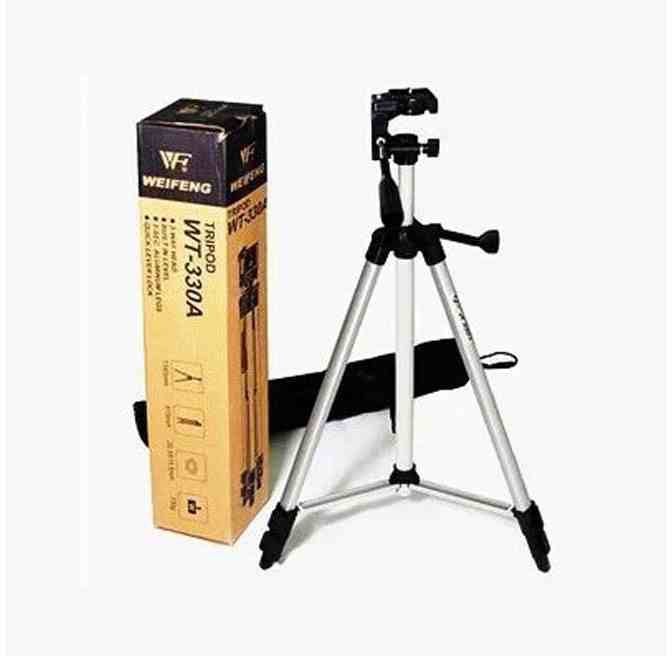 Generic Adjustable Camera Tripod Black  - Image 2