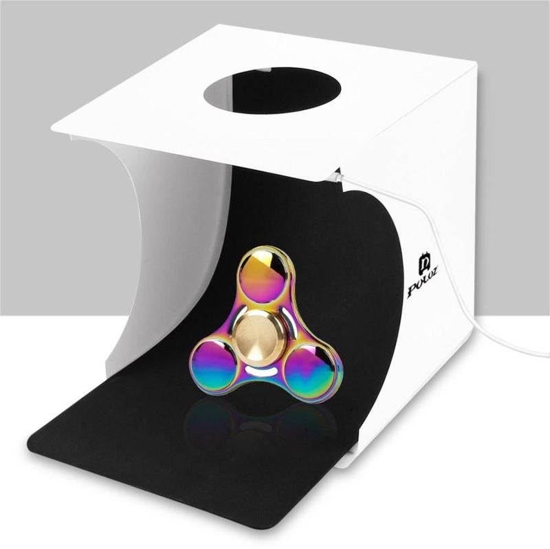 PULUZ - Portable Lighting Studio Soft Box 24x23x22cm White/Black - Image 1
