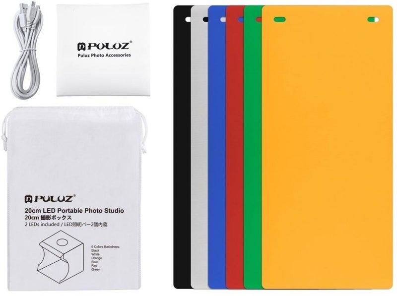 PULUZ Photography Studio Shooting Soft Box 24x23x22cm Multicolour  - Image 2