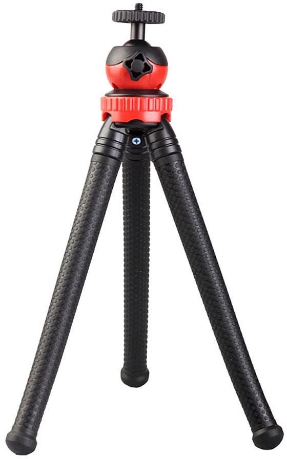 Mini Flexible Octopus Tripod Black/Red - Image 2