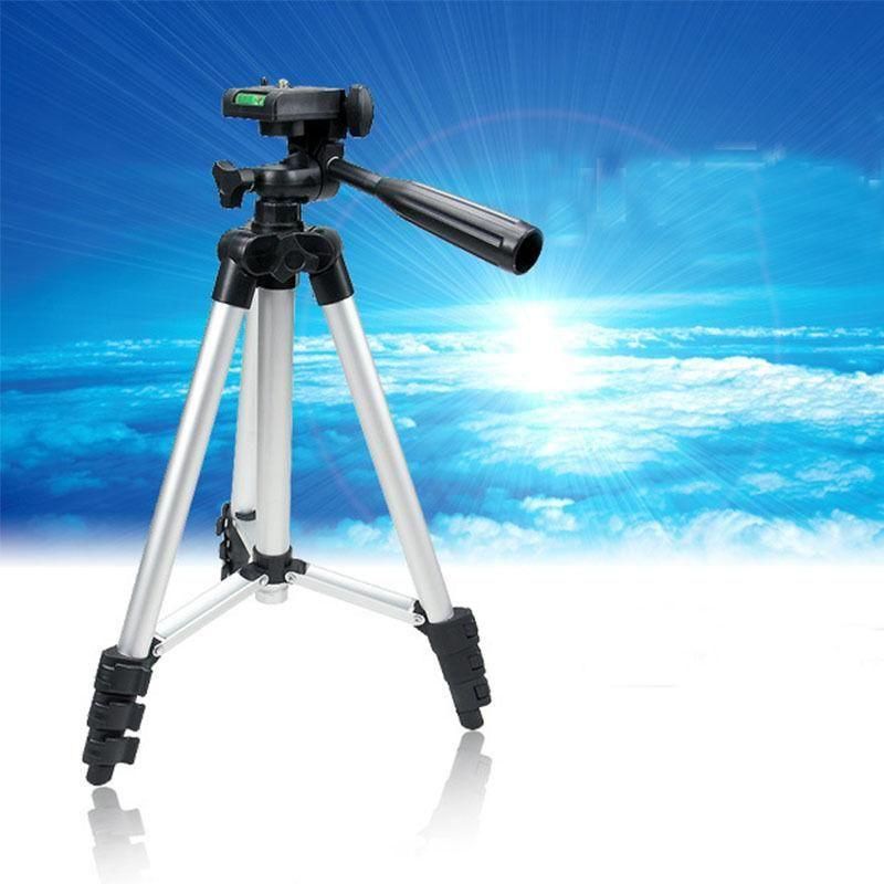 حامل كاميرا ثلاثي القوائم وقابل للتعديل فضي - Image 5