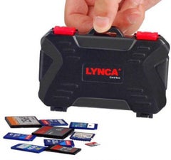Lynca Waterproof Memory Card Case Black/Red  - Image 2