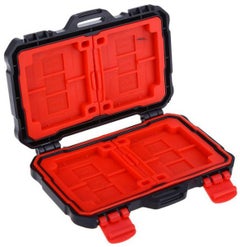 Lynca Waterproof Memory Card Case Black/Red  - Image 3