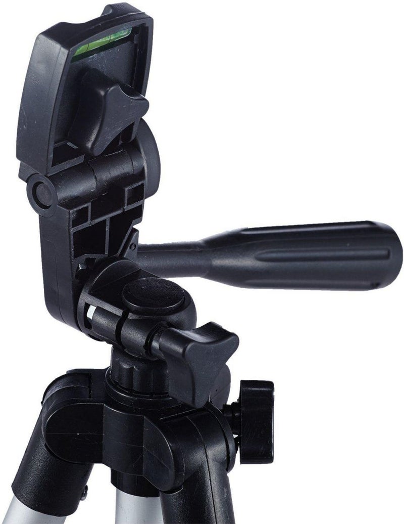 Flexible Aluminium Professional Tripod Stand With Bag Silver  - Image 5