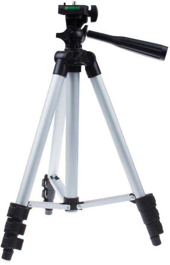 Portable Tripod Stand With Carry Case Silver - Image 5