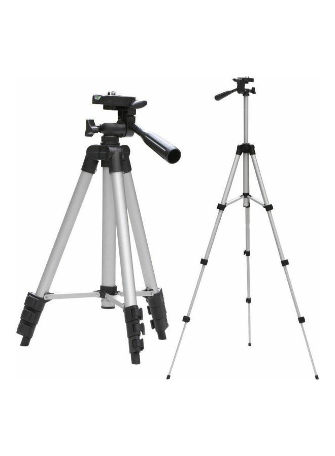 Camera Monopod Stand With Carry Bag Silver  - Image 1