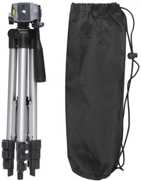 Camera Monopod Stand With Carry Bag Silver  - Image 2