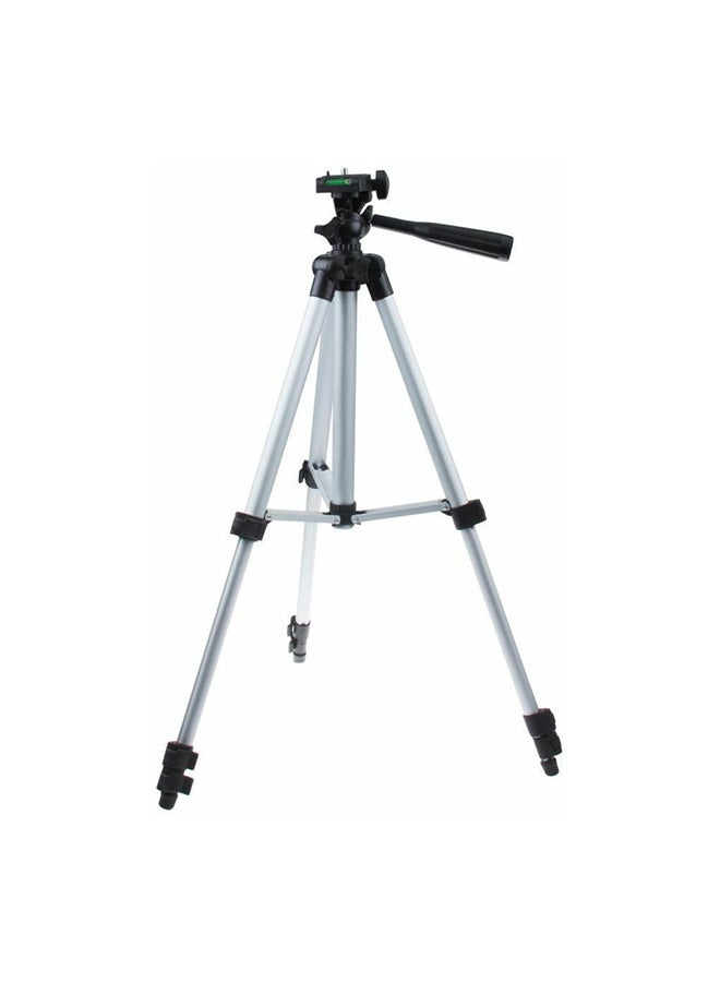 Portable Tripod Stand With Carry Case Silver - Image 1