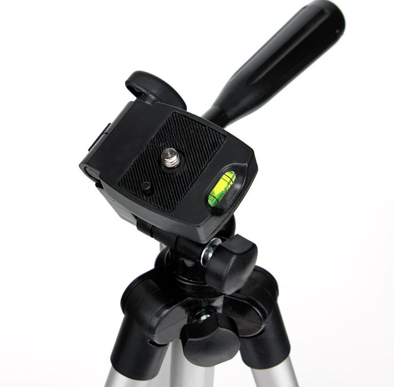 Portable Tripod Stand With Carry Case Silver - Image 5