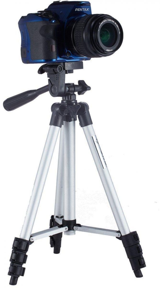 Portable Camera Tripod Stand With Carry Bag Silver  - Image 4