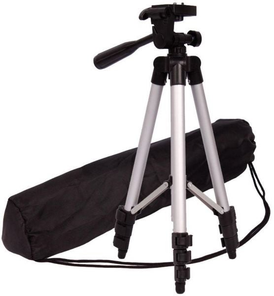 Camera Monopod Stand With Carry Bag Silver  - Image 4