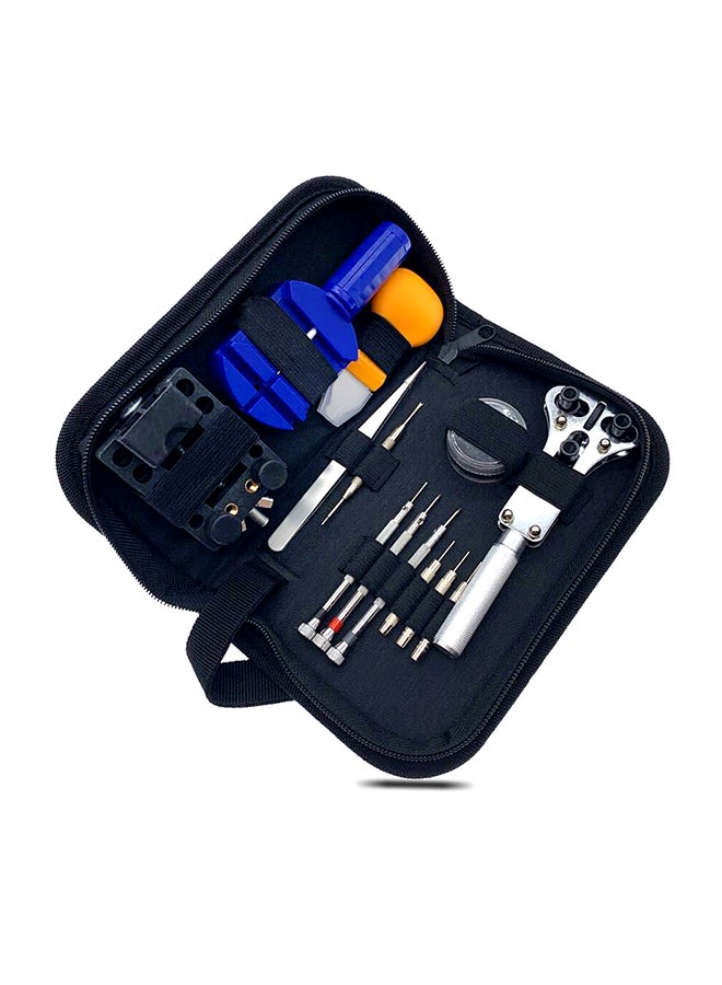30-Piece Watch Repair Tool Kit Silver/Blue/Yellow 20.5x4.5x10cm  - Image 2