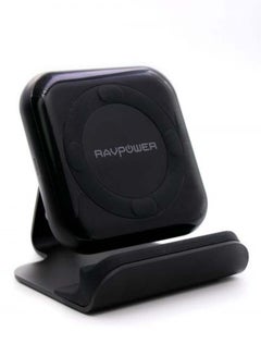 RAVPOWER Wireless Fast Charging PAD Plus Stand Black  - Image 2