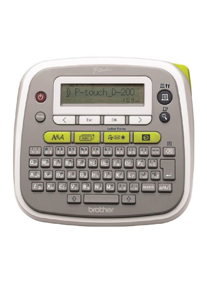 brother P-Touch Label Printer Silver/White