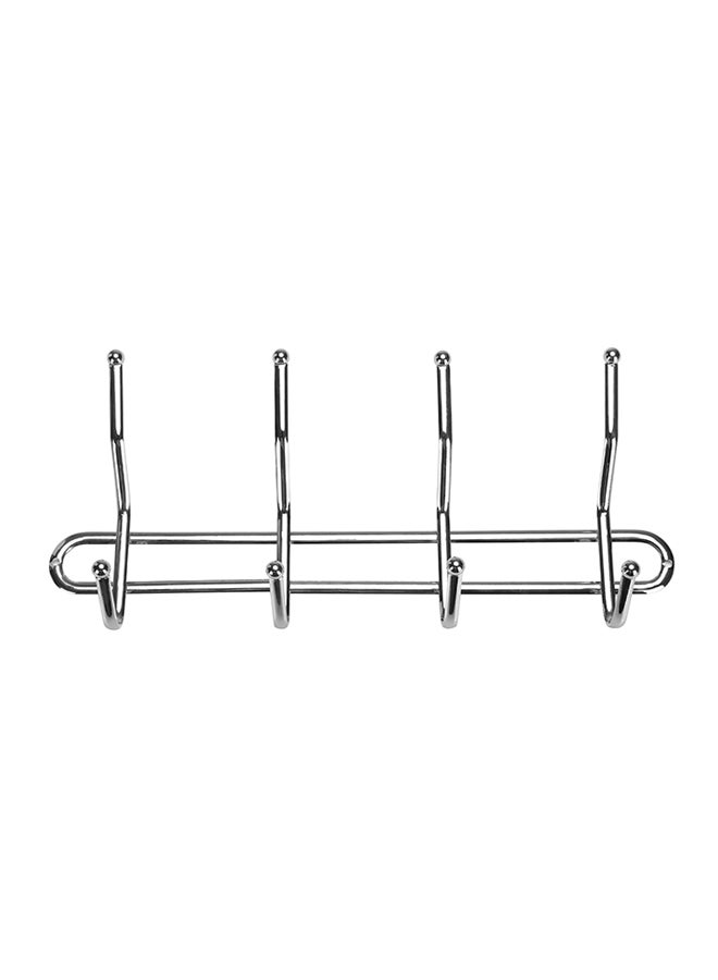 Royalford Chrome Plated Metal Hanger Silver  - Image 1