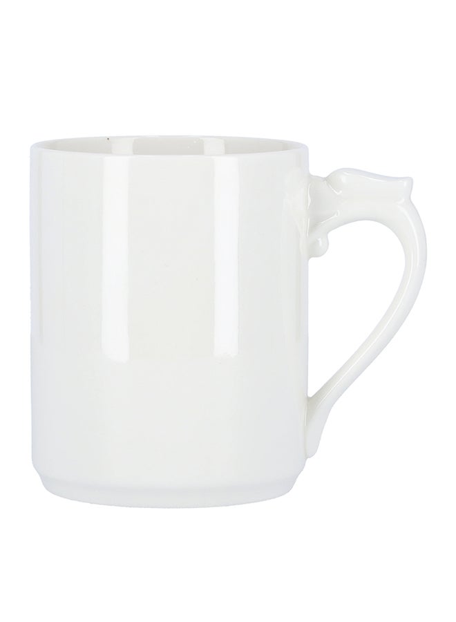 Royalford 14Oz 400Ml Coffee Mug White 400ml  - Image 1