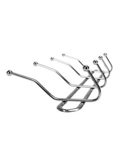 Royalford Chrome Plated Metal Hanger Silver  - Image 4