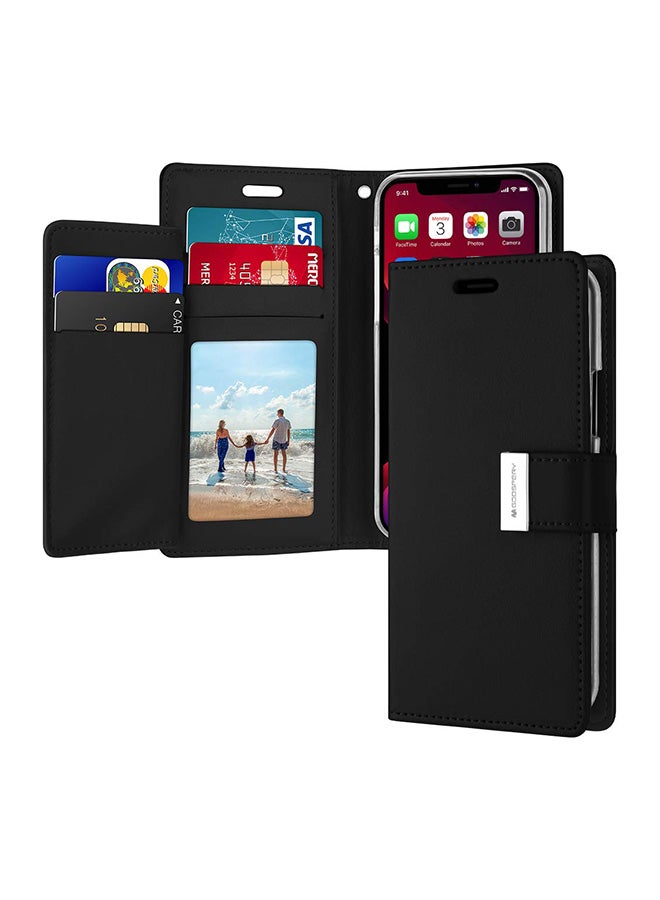 GOOSPERY Leather Protective Case Cover For iPhone 11 Pro Black - Image 1