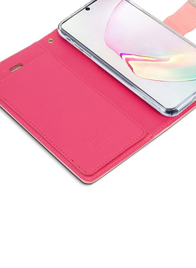 GOOSPERY Leather Protective Case Cover For Samsung Galaxy Note 10 Pink - Image 2