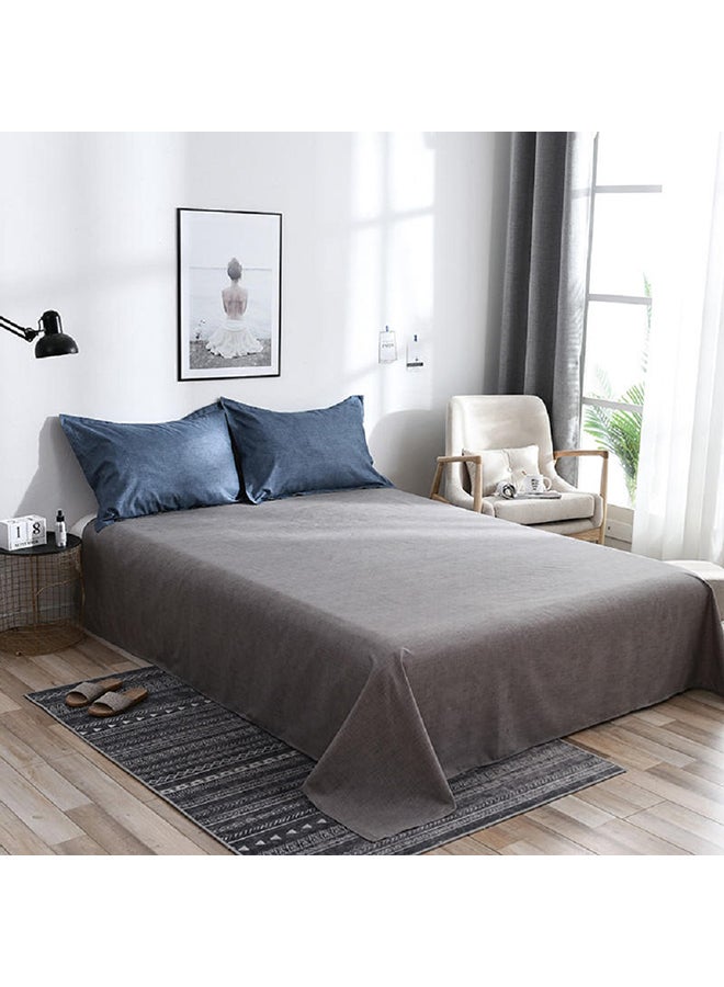 Sharpdo - 4-Piece King Size Luxurious Cotton And Soft Comforter Set Microfiber Blue - Image 1