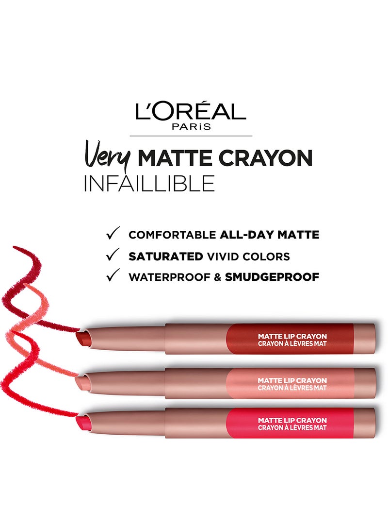 Matte Lip Crayon Pink - v1596624854/N39345592A_3