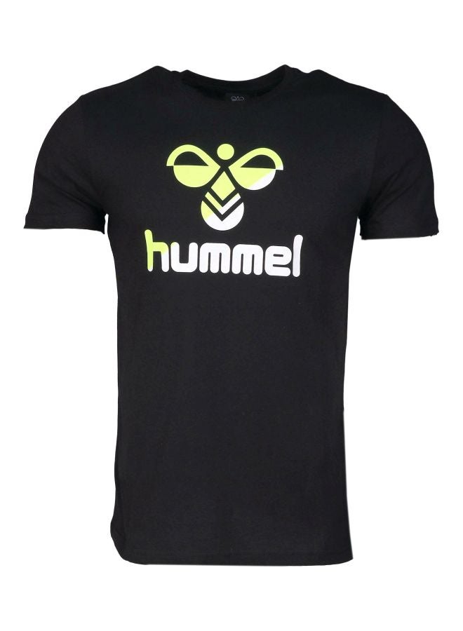 Hummel Rodney Printed T-Shirt Black  - Image 1