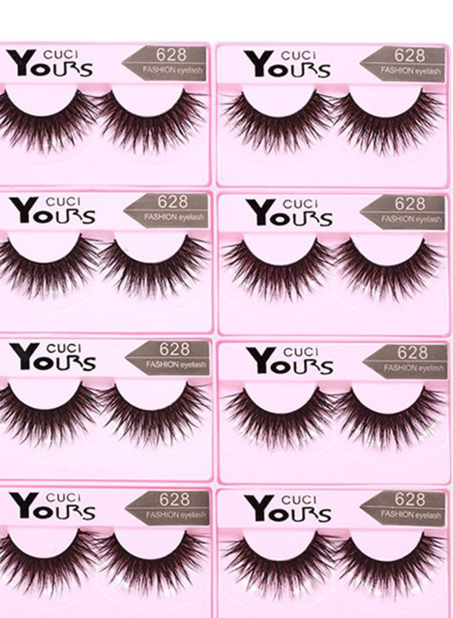 ANSELF 10-Pair False Eyelashes Black - Image 2