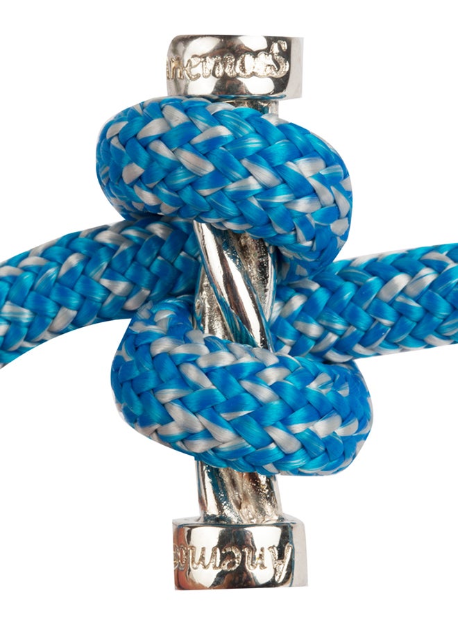 بيج ديزاين سوار رجالي مطلي بالفضة بتصميم عقدة بحار من أنيموس - Image 3