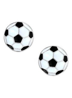 BLING JEWELRY Football Soccer Ball Cufflinks  - Image 2