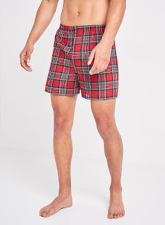 Hanes 5 Pack Ultimate Classic Tartan Boxer Assorted Color/Print  - Image 4