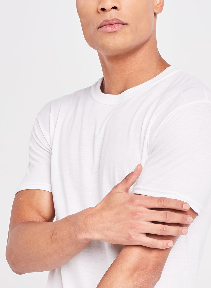 Hanes 3 Pack Solid Undershirts Assorted Color/Print  - Image 4